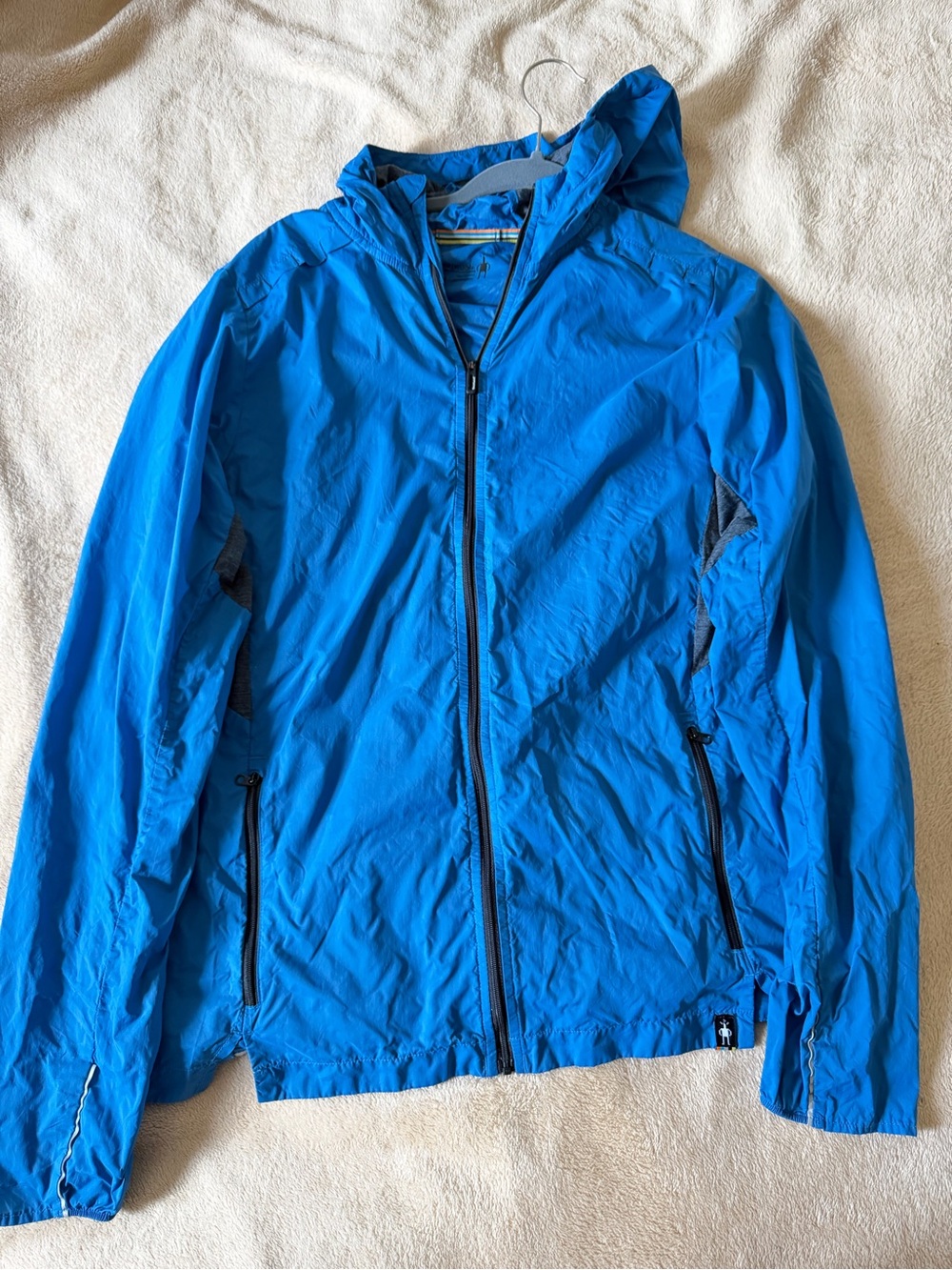 Smartwool Men’s Hooded Windbreaker Jacket - Blue